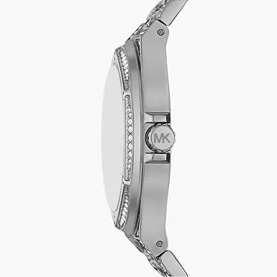 Michael Kors MK7408 Lennox Animal Women’s Silver Crystal Dial Watch - Luxury Hub Store