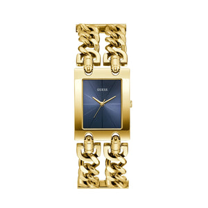 Guess GW0740L3 Women's watch - blue dial gold strap