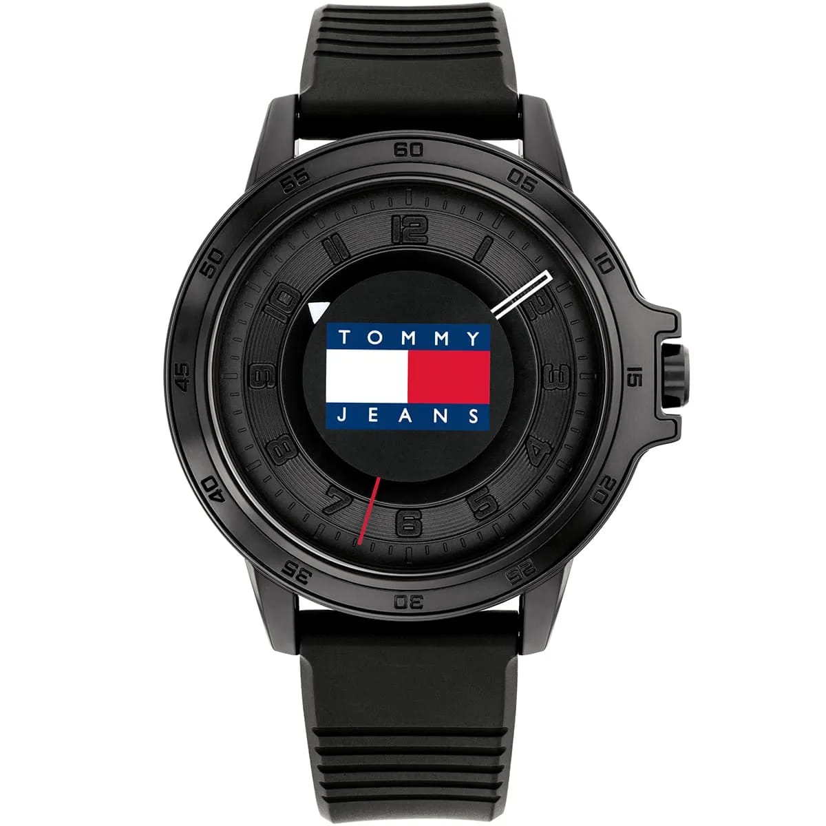 Tommy Jeans 1792032 Men’s Casual Black Silicone Watch – Minimal Sport Design - Luxury Hub Store