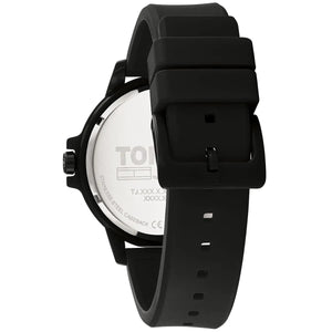 Tommy Jeans 1792032 Men’s Casual Black Silicone Watch – Minimal Sport Design - Luxury Hub Store