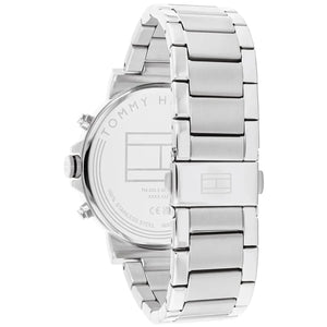 Tommy Hilfiger 1710667 Men’s Chronograph Watch – Black Dial & Stainless-Steel Bracelet - Luxury Hub Store