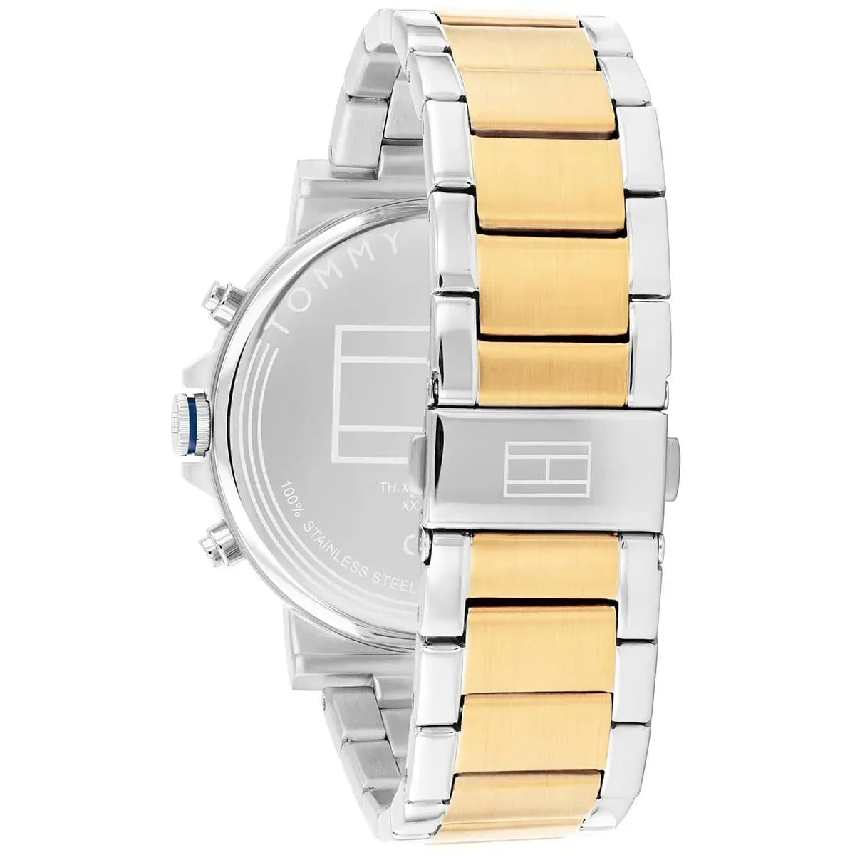 Tommy Hilfiger 1710710 Men’s Multi-Function Watch – Blue Dial & Two-Tone Gold/Silver Stainless-Steel Bracelet - Luxury Hub Store