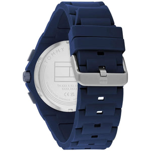 Tommy Hilfiger 1792122 Men’s Multi-Function Watch – Blue Dial & Blue Silicone Strap (NEO Edition) - Luxury Hub Store