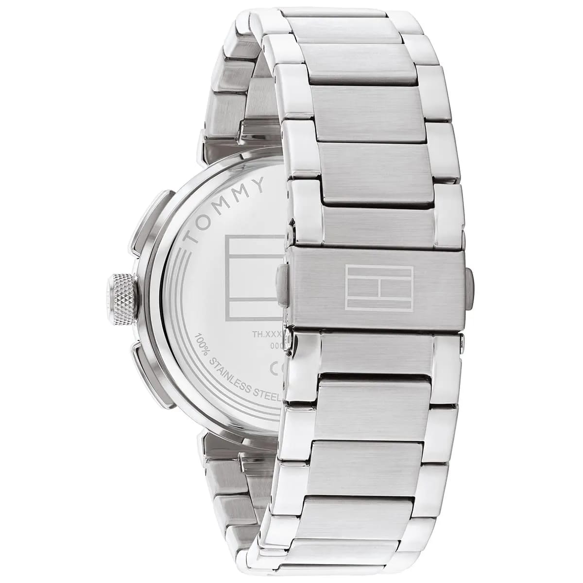 Tommy Hilfiger 1710509 Men’s Multi-Function Watch – Green Dial & Silver Stainless-Steel Bracelet