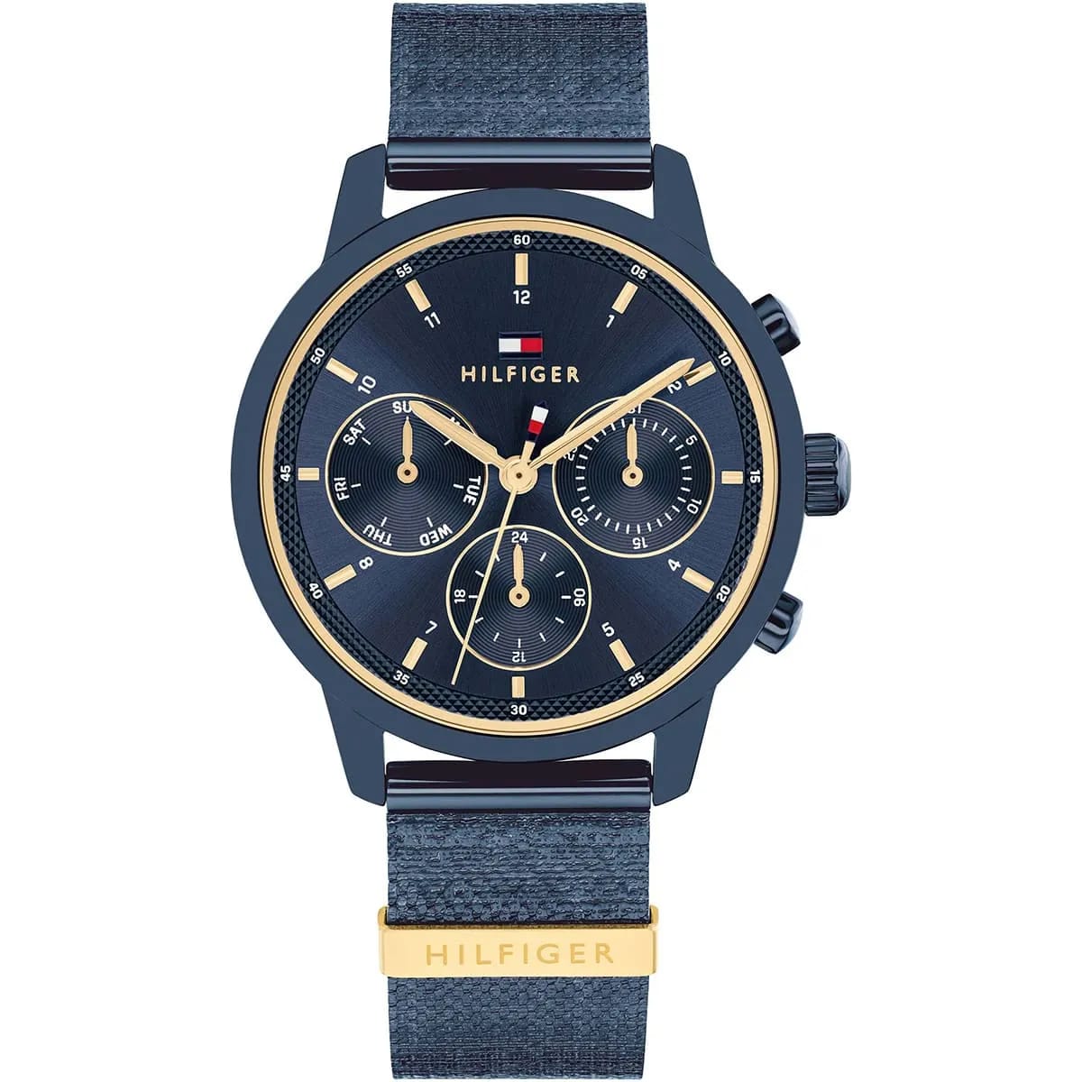 Tommy Hilfiger Women's Multi-Function Watch – Blue Leather Strap – Model 1782809