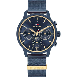 Tommy Hilfiger Women's Multi-Function Watch – Blue Leather Strap – Model 1782809 - Luxury Hub Store