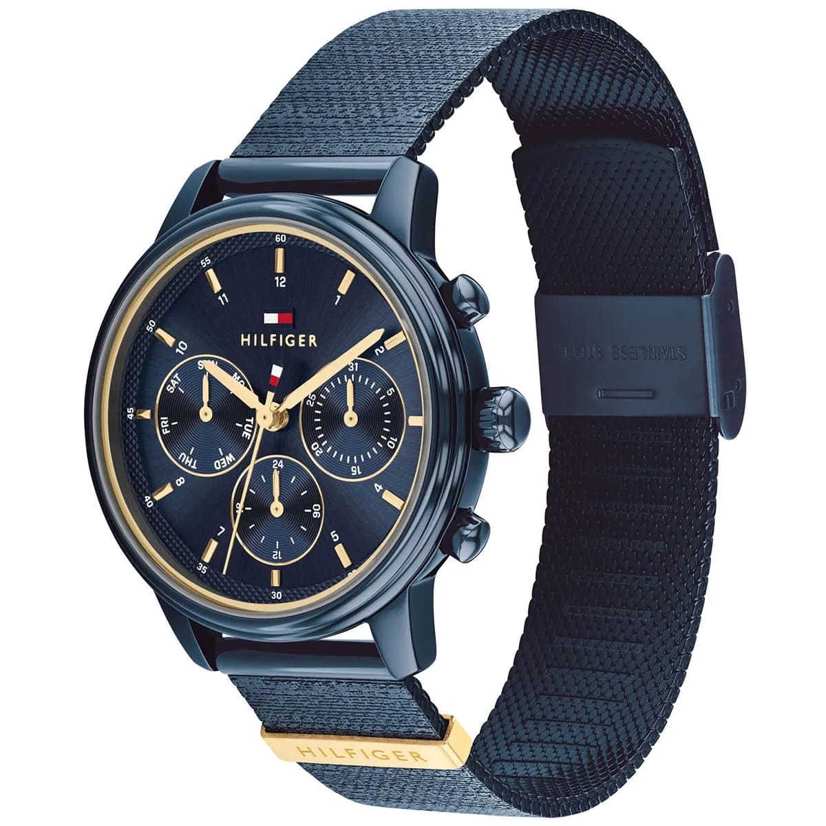 Tommy Hilfiger Women's Multi-Function Watch – Blue Leather Strap – Model 1782809