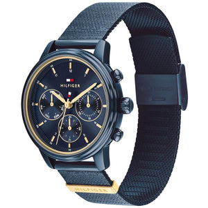 Tommy Hilfiger Women's Multi-Function Watch – Blue Leather Strap – Model 1782809 - Luxury Hub Store