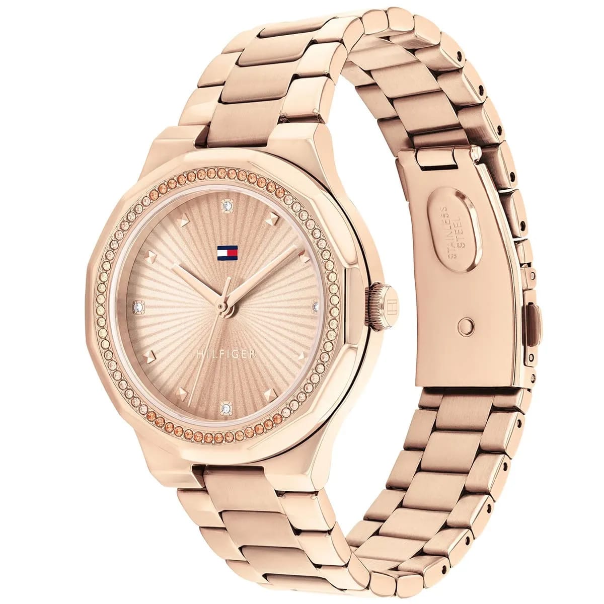 Tommy Hilfiger Women's Watch – Model 1782726 – Rose Gold Stainless Steel