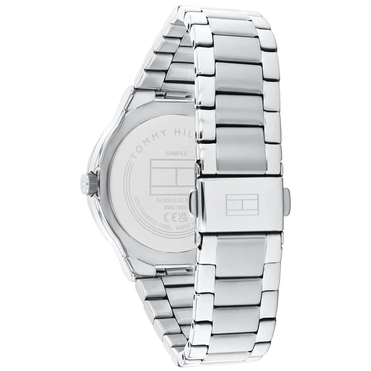 Tommy Hilfiger Ladies Crystal-Accent Watch – Model 1782723 – Silver & Gold Bracelet - Luxury Hub Store