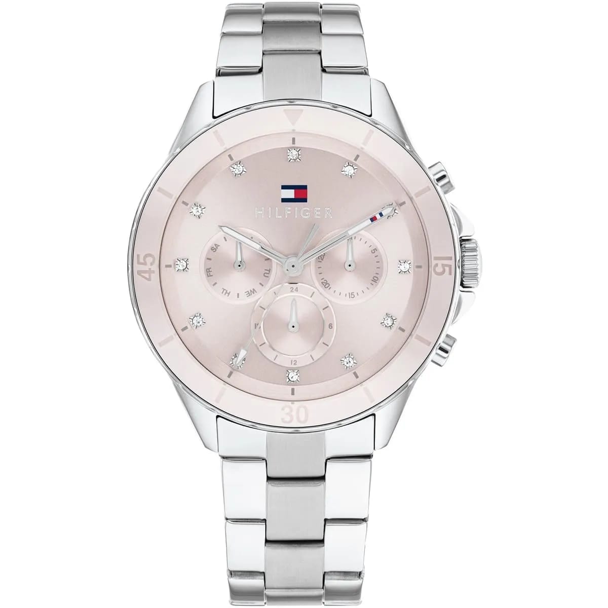 Tommy Hilfiger Women's(Mellie) Multi-Function Watch – Model 1782706 – Silver Stainless Steel - Luxury Hub Store