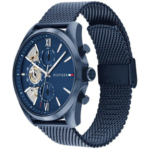Tommy Hilfiger1710648 Shawn | 46mm Multi-Function Watch - Blue Silicone - Luxury Hub Store