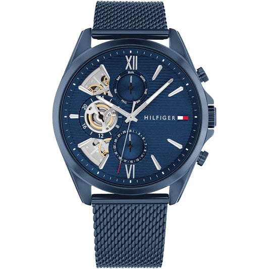 Tommy Hilfiger1710648  Shawn | 46mm Multi-Function Watch - Blue Silicone