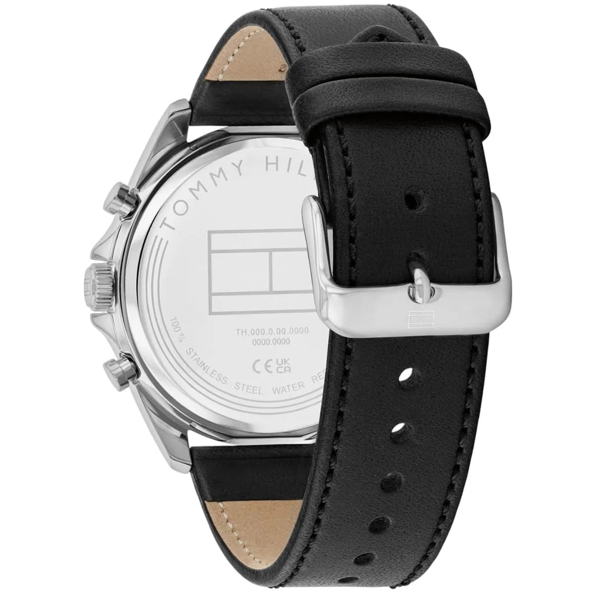 Tommy Hilfiger Men's Multi-Function Watch – Model 1710644 – Black Leather Strap
