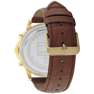 Tommy Hilfiger Men's Multi-Function Watch – Model 1710631 – Brown Leather Strap - Luxury Hub Store