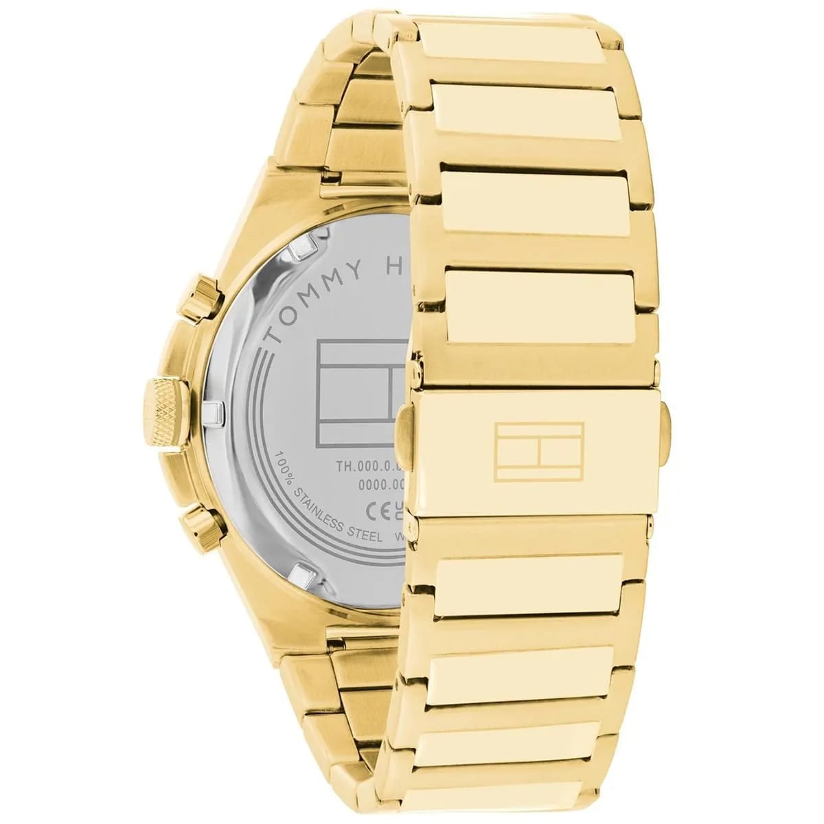 Tommy Hilfiger Men’s Watch – Gold Dial – Gold Stainless-Steel Bracelet (1792090) - Luxury Hub Store