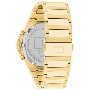 Tommy Hilfiger Men’s Watch – Gold Dial – Gold Stainless-Steel Bracelet (1792090) - Luxury Hub Store