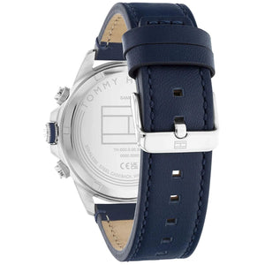 Tommy Hilfiger Men's Multi-Function Watch – Model 1792063 – Blue Leather Strap - Luxury Hub Store