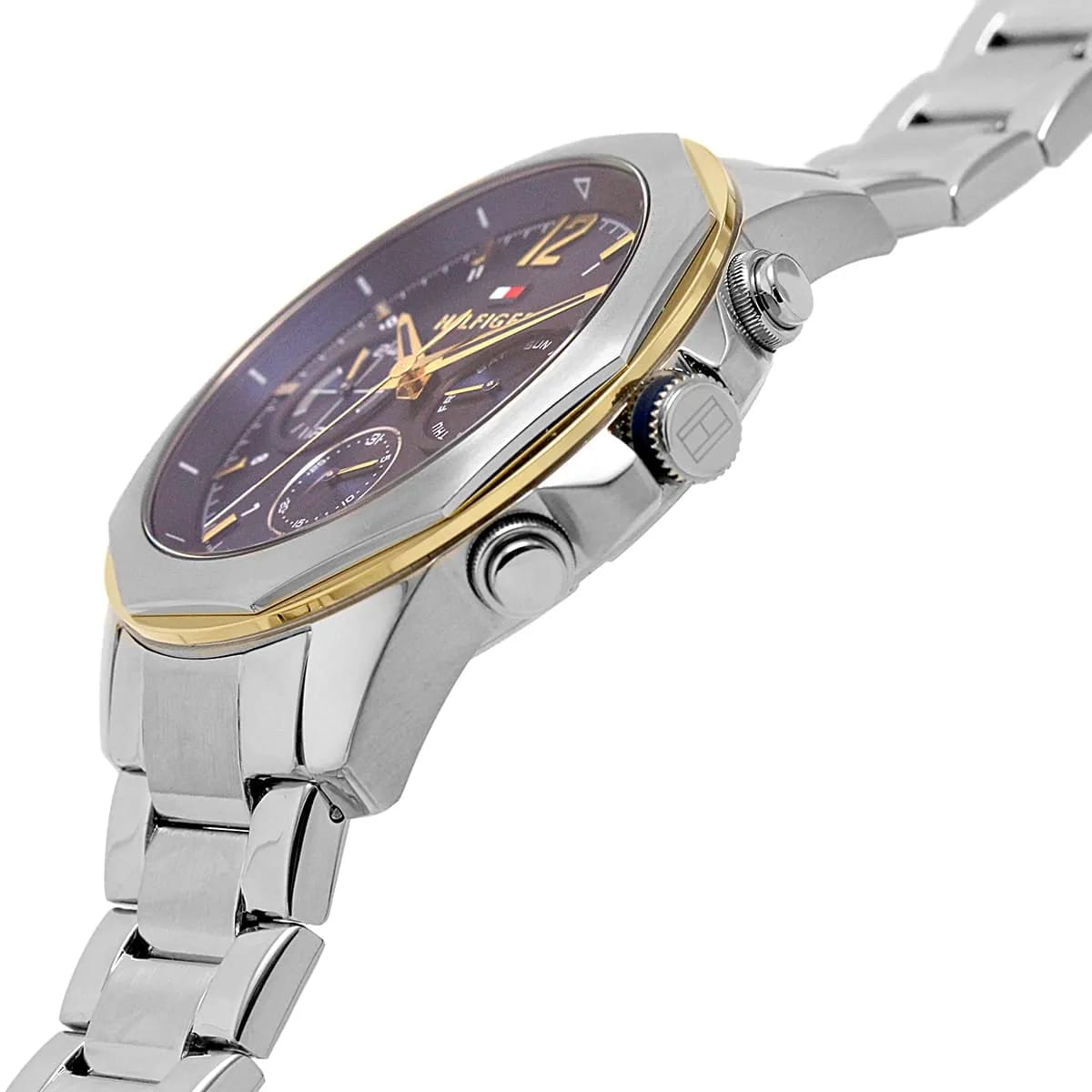 Tommy Hilfiger Men's Multi-Function Watch – Model 1792059 – Silver & Gold Stainless Steel