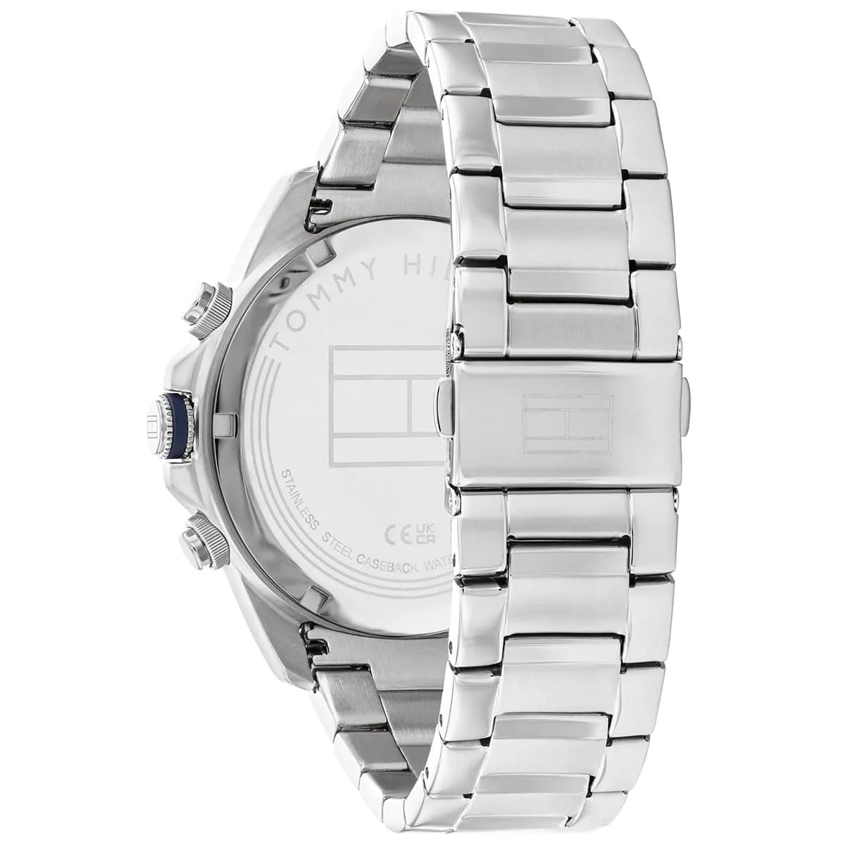 Tommy Hilfiger Men's Multi-Function Watch – Model 1792059 – Silver & Gold Stainless Steel