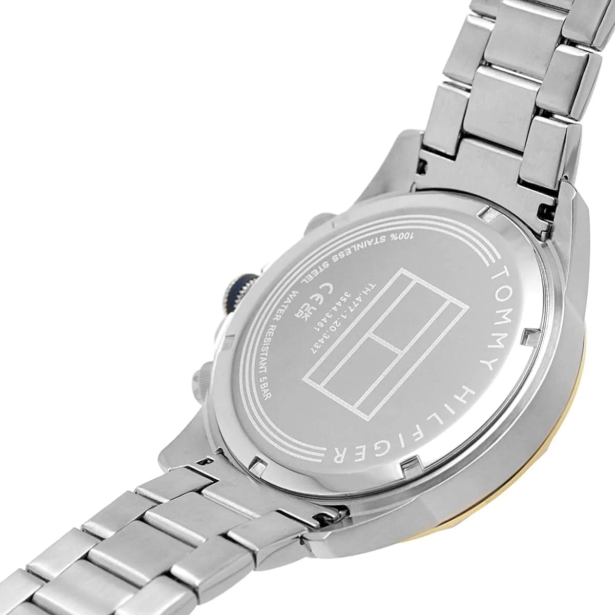 Tommy Hilfiger Men's Multi-Function Watch – Model 1792059 – Silver & Gold Stainless Steel - Luxury Hub Store
