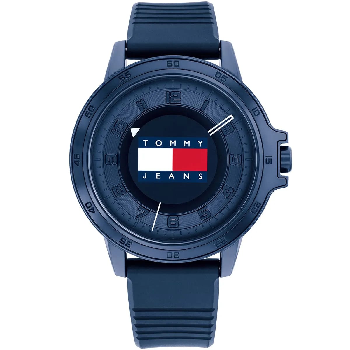 Tommy Jeans Men's Blue Silicone Watch – Model 1792034 Houston