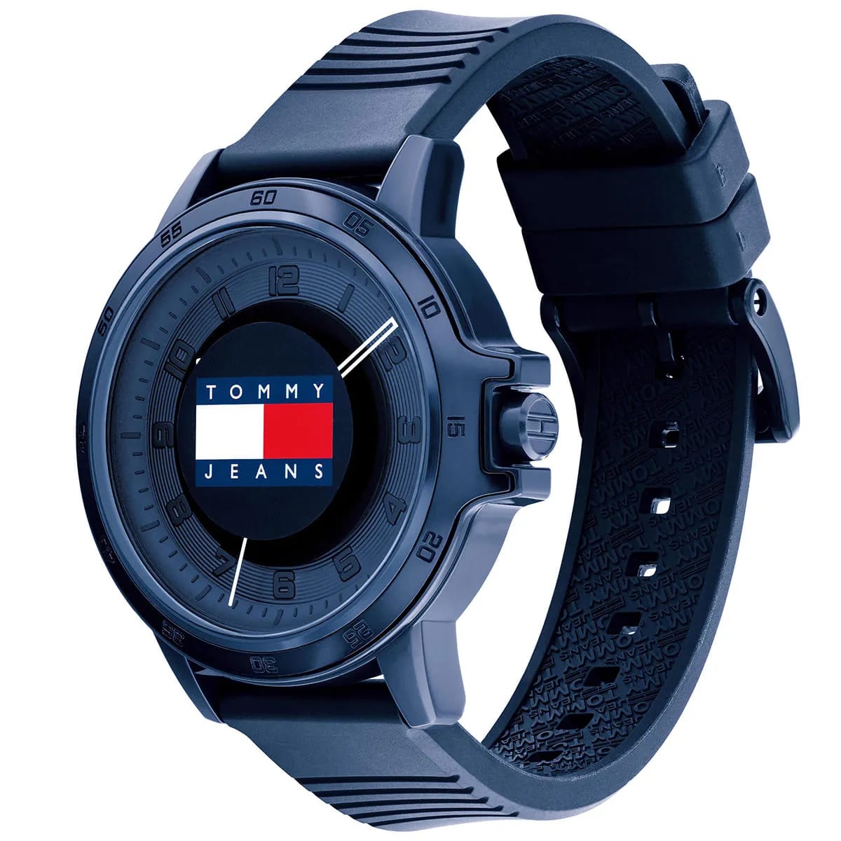 Tommy Jeans Men's Blue Silicone Watch – Model 1792034 Houston