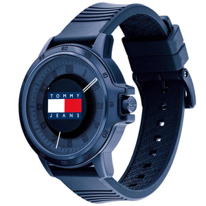 Tommy Jeans Men's Blue Silicone Watch – Model 1792034 Houston - Luxury Hub Store