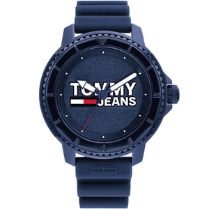Tommy Jeans Tokyo Men's Analog Watch – Blue Silicone Strap 1792000 - Luxury Hub Store