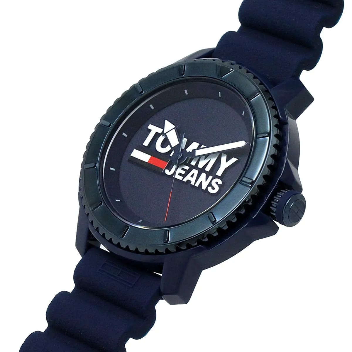 Tommy Jeans Tokyo Men's Analog Watch – Blue Silicone Strap 1792000 - Luxury Hub Store