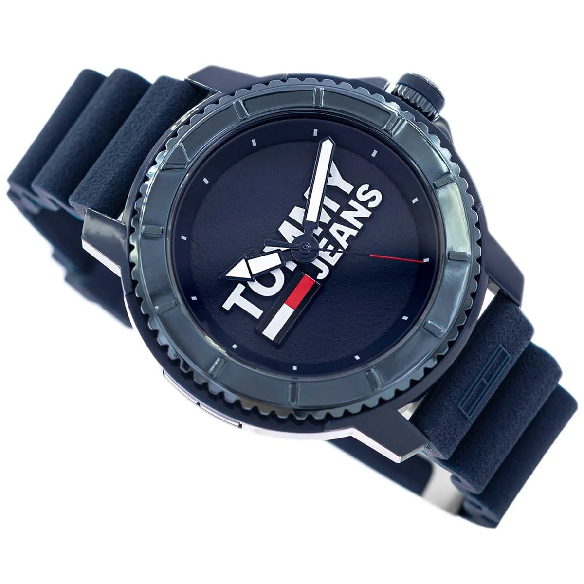 Tommy Jeans Tokyo Men's Analog Watch – Blue Silicone Strap 1792000 - Luxury Hub Store