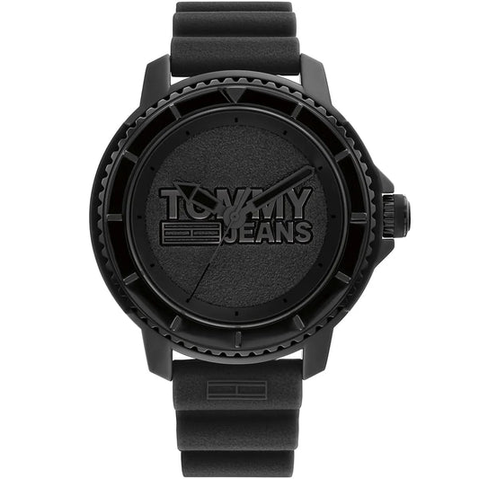 Tommy Jeans Tokyo Men's Analog Watch – Black Silicone Strap 1792001