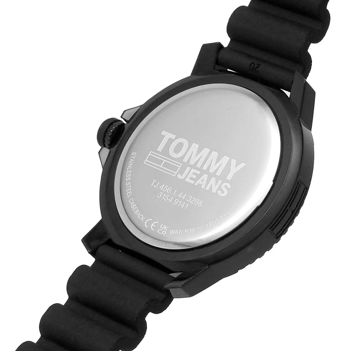 Tommy Jeans Tokyo Men's Analog Watch – Black Silicone Strap 1792001