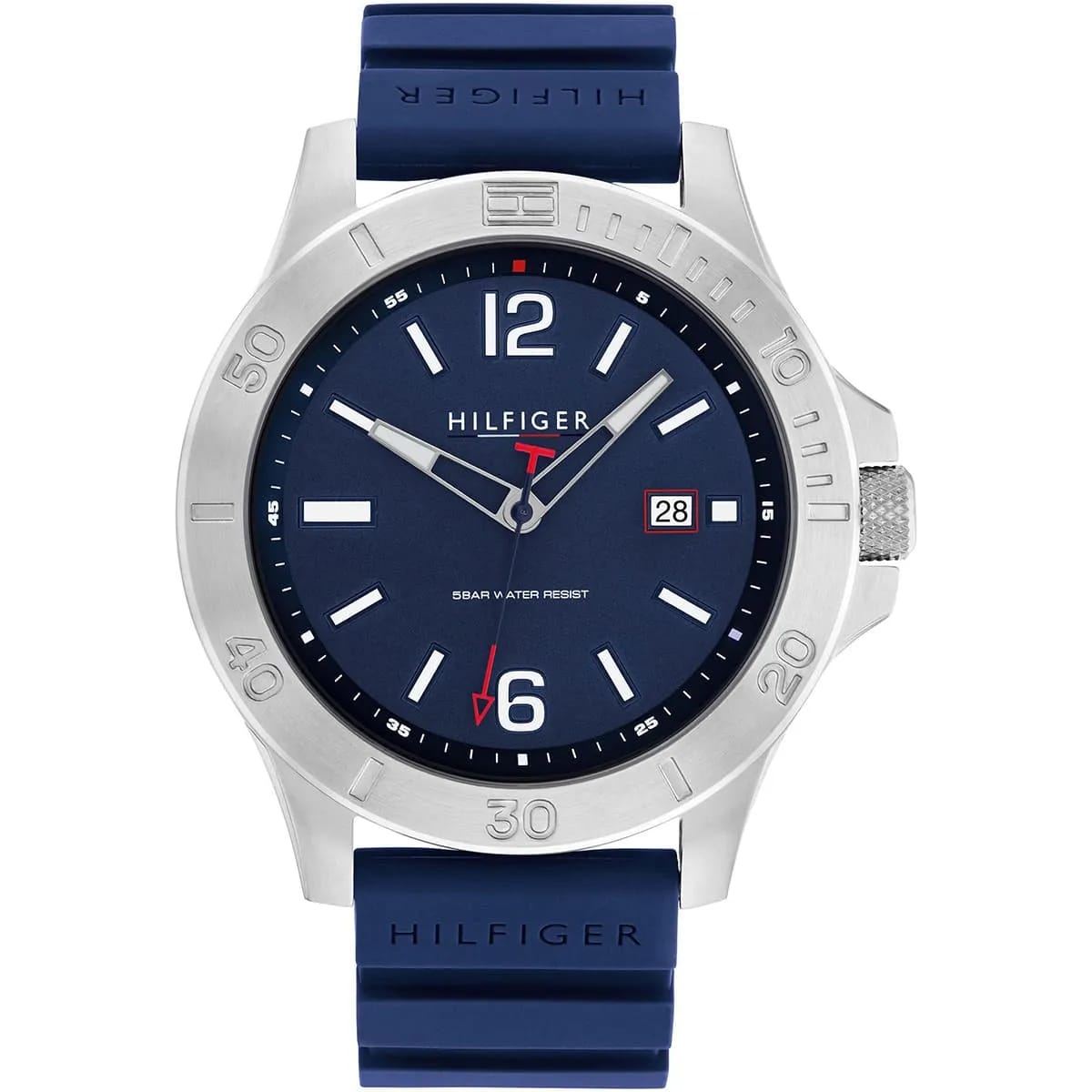 Tommy Hilfiger Ryan Men's Analog Watch – Silicone Strap 1791991 - Luxury Hub Store