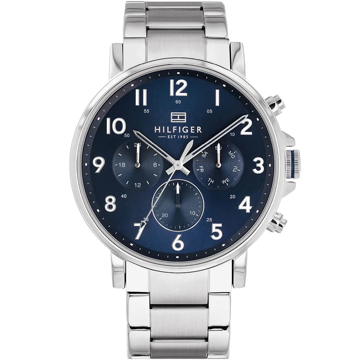 Tommy Hilfiger Daniel 1791979 Men’s Multi-Function Blue Dial Stainless-Steel Watch - Luxury Hub Store