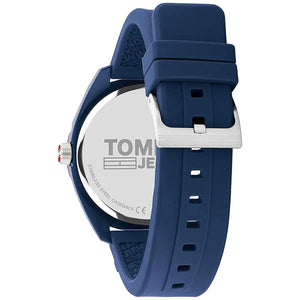 Tommy Jeans San Diego 1791927 Men’s Blue Dial Blue Silicone Casual Watch - Luxury Hub Store