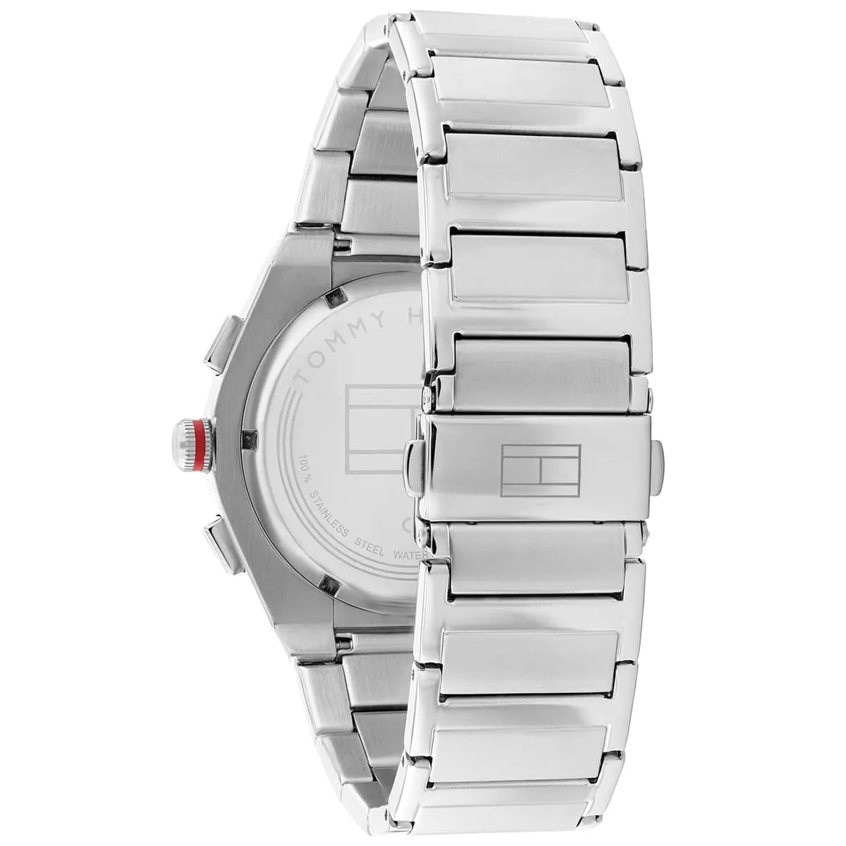 Tommy Hilfiger Connor 1791897 Men’s Black Dial Silver Metal Multi-Function Watch - Luxury Hub Store