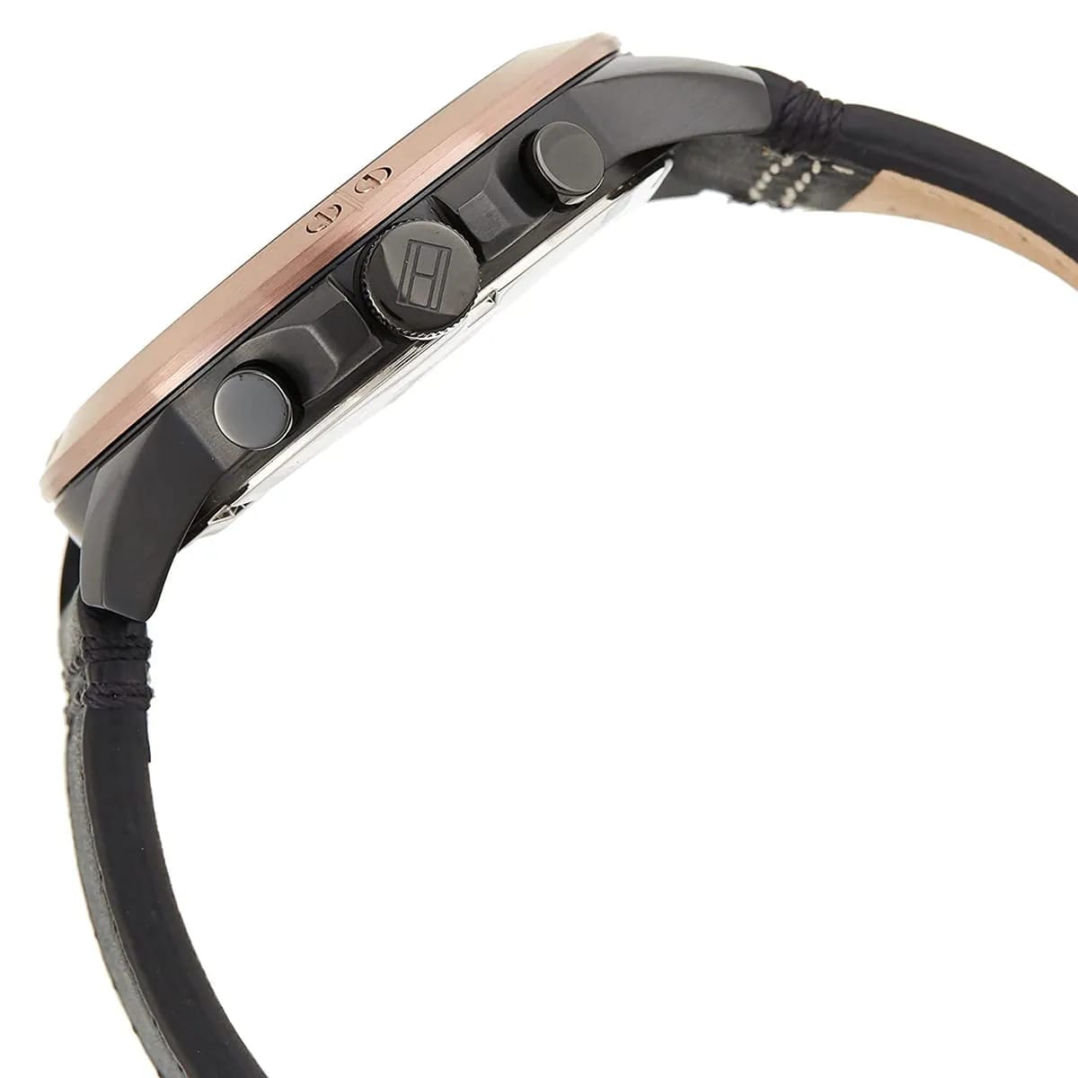 Tommy Hilfiger Harley 1791893 Men’s Black Dial Black Leather Multi-Function Watch