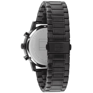 Tommy Hilfiger Sullivan 1791879 Men’s Black Dial Black Stainless Steel Multi-Function Watch - Luxury Hub Store