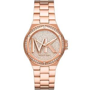 Michael Kors Lennox MK7230 Women’s Rose Gold Dial Rose Gold Bracelet Multi-Function Watch - Luxury Hub Store