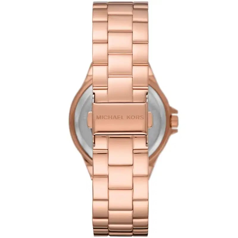 Michael Kors Lennox MK7230 Women’s Rose Gold Dial Rose Gold Bracelet Multi-Function Watch - Luxury Hub Store