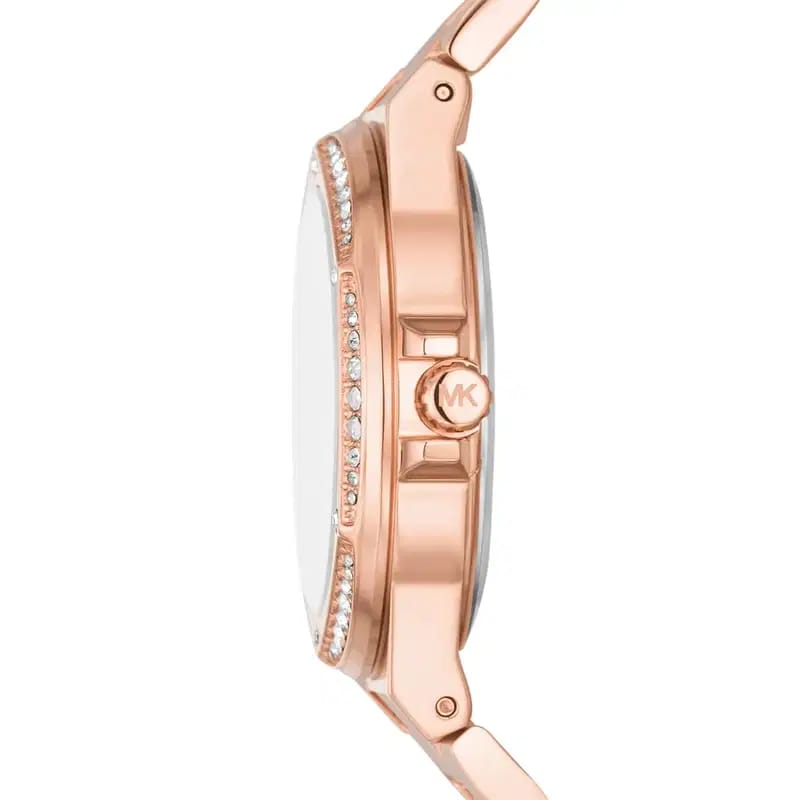 Michael Kors Lennox MK7230 Women’s Rose Gold Dial Rose Gold Bracelet Multi-Function Watch - Luxury Hub Store
