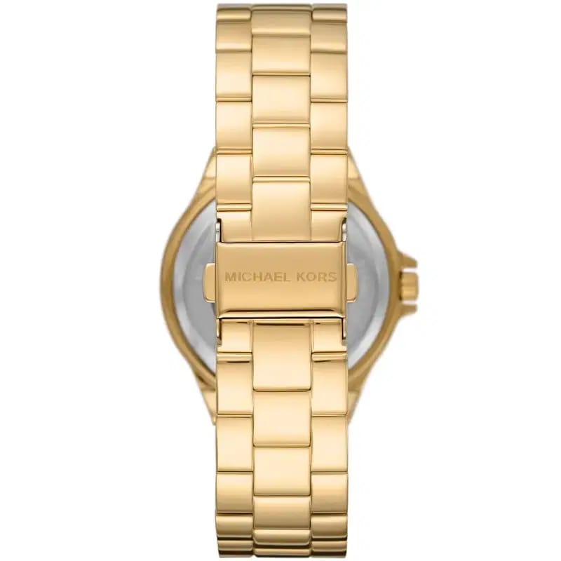 Michael Kors Lennox MK7229 Women’s Gold Crystal Dial Gold Bracelet Multi-Function Watch - Luxury Hub Store