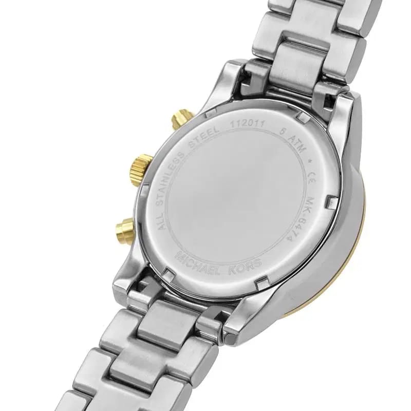 Michael Kors Ritz MK6474 Women’s White Dial Two-Tone Bracelet Multi-Function Watch - Luxury Hub Store