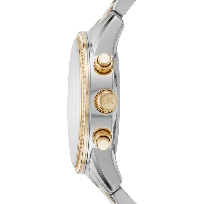 Michael Kors Ritz MK6474 Women’s White Dial Two-Tone Bracelet Multi-Function Watch - Luxury Hub Store