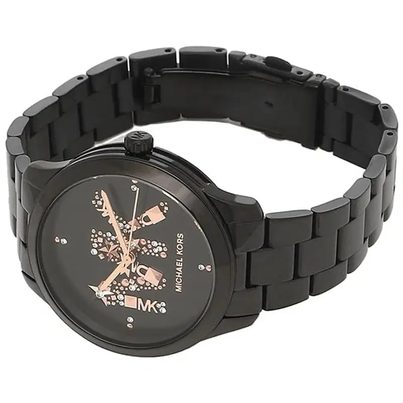 Michael Kors Runway MK6683 Women’s Black Dial Black Bracelet Watch - Luxury Hub Store