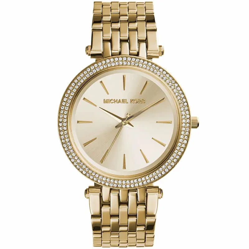 Michael Kors Darci MK3191 Women’s Gold Dial Gold-Tone Bracelet Watch - Luxury Hub Store