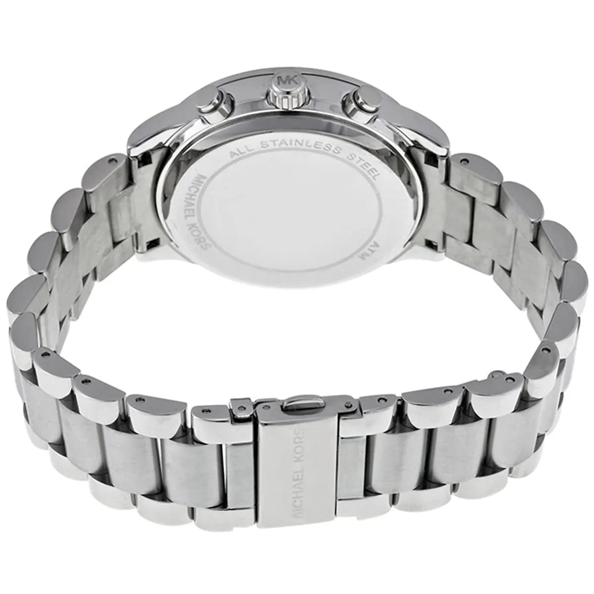 Michael Kors Brinkley MK6265 Women’s Silver Dial Stainless Steel Chronograph Watch - Luxury Hub Store