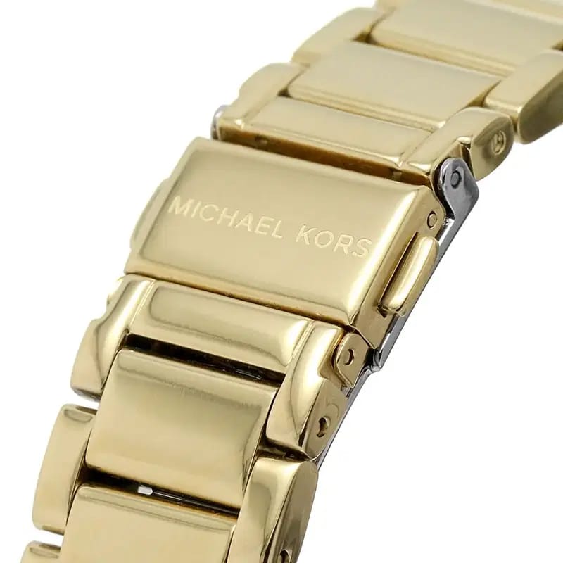 Michael Kors Parker MK7283 Women’s Crystal-Pave Dial Gold-Tone Bracelet Watch - Luxury Hub Store