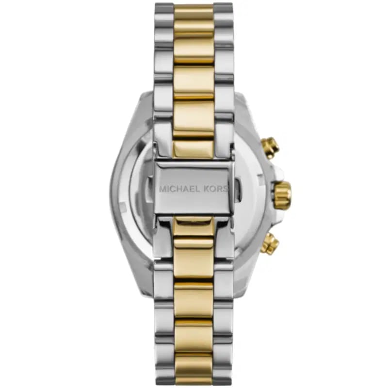 Michael Kors Bradshaw MK5912 Women’s Silver & Gold Stainless Steel Multi-Function Watch - Luxury Hub Store